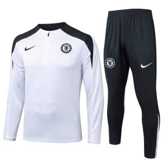 Felpa Allenamento Chelsea 2025/2026 Bianco 5 Felpa Allenamento Chelsea 2025/2026 Bianco 5
