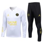Felpa Allenamento Paris Saint Germain 2023/2024 Bianco Felpa Allenamento Paris Saint Germain 2023/2024 Bianco