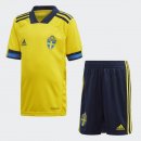 Maglia Svezia Prima Bambino 2020 Giallo