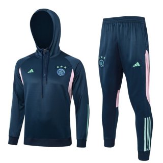 Felpa Cappuccio Ajax 2024 Blu