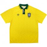 Thailandia Maglia Brasile Prima Retro 1991 1993 Giallo