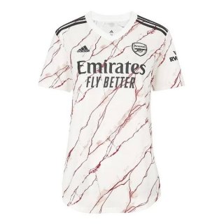 Maglia Arsenal Seconda Donna 2020/2021 Bianco Maglia Arsenal Seconda Donna 2020/2021 Bianco