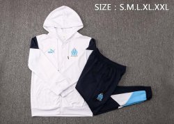 Felpa Cappuccio Marseille 2022 Blu Nero