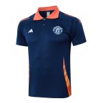 Polo Manchester United 2024/2025 Blu Arancione Polo Manchester United 2024/2025 Blu Arancione