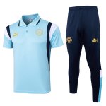 Polo Manchester City Set Completo 2024/2025 Blu