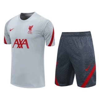 Maglia Formazione Liverpool Set Completo 2020/2021 Grigio Maglia Formazione Liverpool Set Completo 2020/2021 Grigio