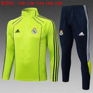 Bambino Felpa Allenamento Real Madrid 2025/2026 Verde 5 Bambino Felpa Allenamento Real Madrid 2025/2026 Verde 5