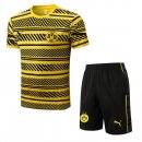 Maglia Formazione Borussia Dortmund Set Completo 2022-2023 Giallo