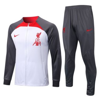 Giacca Liverpool 2022/2023 Bianco Grigio Giacca Liverpool 2022/2023 Bianco Grigio
