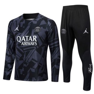 Felpa PSG 2022/2023 Nero Grigio Felpa PSG 2022/2023 Nero Grigio
