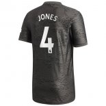 Maglia Manchester United NO.4 Jones Seconda 2020/2021 Nero