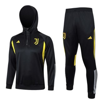 Felpa Cappuccio Juventus 2024 Nero Felpa Cappuccio Juventus 2024 Nero