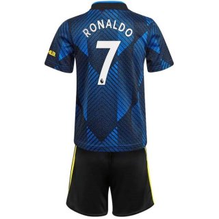 Maglia Manchester United NO.7 Ronaldo Terza Bambino 2021/2022 Maglia Manchester United NO.7 Ronaldo Terza Bambino 2021/2022