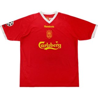 Thailandia Maglia Liverpool Prima Retro 2001 2003 Rosso