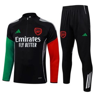 Felpa Allenamento Arsenal 2025/2026 Nero 5 Felpa Allenamento Arsenal 2025/2026 Nero 5