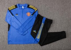 Giacca Manchester United 2022 Blu Nero