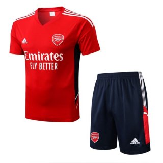 Maglia Formazione Arsenal Set Completo 2022-2023 Rosso