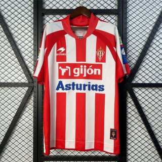 Thailandia Maglia Sporting Gijon Prima Retro 2008-2009 Thailandia Maglia Sporting Gijon Prima Retro 2008-2009