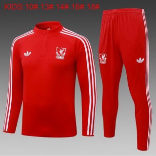 Bambino Felpa Allenamento Liverpool 2026/2027 Rosso 5