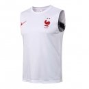 Maglia Francia Senza Maniche 2022 Bianco