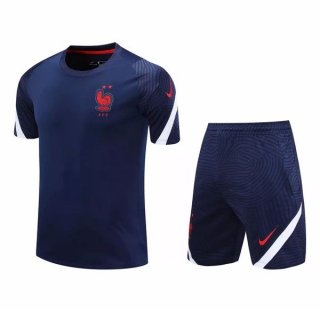 Maglia Formazione Francia Set Completo 2020 Blu Navy Maglia Formazione Francia Set Completo 2020 Blu Navy