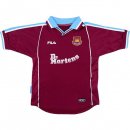 Thailandia Maglia West Ham United FILA Prima Retro 1999 2000 Rosso