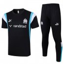 Thailandia Maglia Marseille Set Completo 2024 Nero