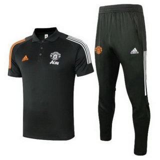 Polo Manchester United Set Completo 2020/2021 Nero Polo Manchester United Set Completo 2020/2021 Nero