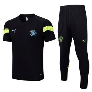 Polo Manchester City Set Completo 2023/2024 Nero Polo Manchester City Set Completo 2023/2024 Nero