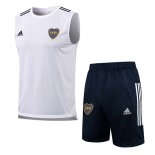 Maglia Boca Juniors Senza Maniche Set Completo 2022 Bianco