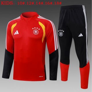 Bambino Felpa Allenamento Germania 2026/2027 Rosso