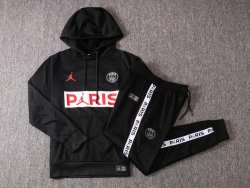 Felpa Cappuccio Paris Saint Germain 2022 Nero Bianco