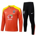 Felpa Allenamento Brasile 2026/2027 Arancione Felpa Allenamento Brasile 2026/2027 Arancione