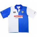 Thailandia Maglia Blackburn Rovers Prima Retro 1994 1995 Bianco Blu