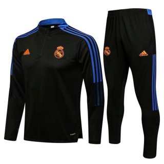 Giacca Real Madrid 2022 Nero Blu Giacca Real Madrid 2022 Nero Blu