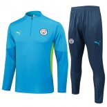 Felpa Allenamento Manchester City 2025/2026 Blu 5