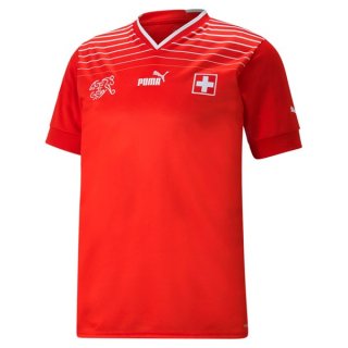 Thailandia Maglia Svizzera Prima 2022 Rosso Thailandia Maglia Svizzera Prima 2022 Rosso