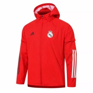 Giacca a vento Real Madrid 2020/2021 Rosso Giacca a vento Real Madrid 2020/2021 Rosso