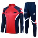 Felpa Allenamento Arsenal 2024/2025 Rosso Blu