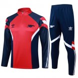 Felpa Allenamento Arsenal 2024/2025 Rosso Blu