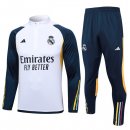 Felpa Real Madrid 2024 Bianco Blu