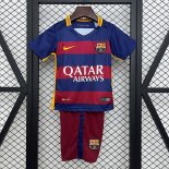 Maglia Barcellona Prima Bambino Retro 2015-2016