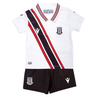 Maglia Stoke City Seconda Bambino 2022/2023 Bianco Maglia Stoke City Seconda Bambino 2022/2023 Bianco
