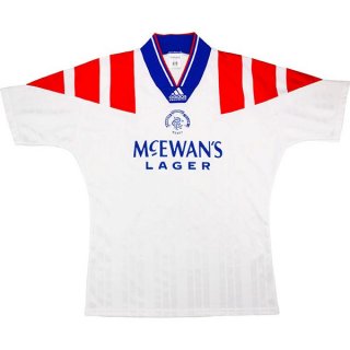 Thailandia Maglia Rangers Seconda Retro 1992 1993 Bianco