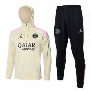 Felpa Cappuccio PSG 2024/2025 Giallo Rosa 3 Felpa Cappuccio PSG 2024/2025 Giallo Rosa 3
