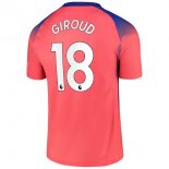 Maglia Chelsea NO.18 Giroud Terza 2020/2021 Arancione