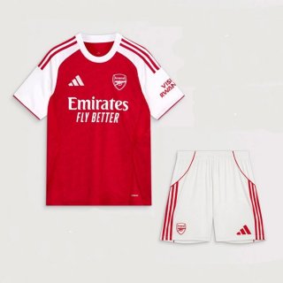 Maglia Arsenal Prima Bambino 2025/2026 Maglia Arsenal Prima Bambino 2025/2026