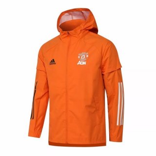 Giacca a vento Manchester United 2021/2022 Arancione Giacca a vento Manchester United 2021/2022 Arancione