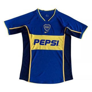 Thailandia Maglia Boca Juniors Prima Retro 2002 Blu Thailandia Maglia Boca Juniors Prima Retro 2002 Blu