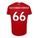 Maglia Liverpool NO.66 Arnold Prima 2020/2021 Rosso